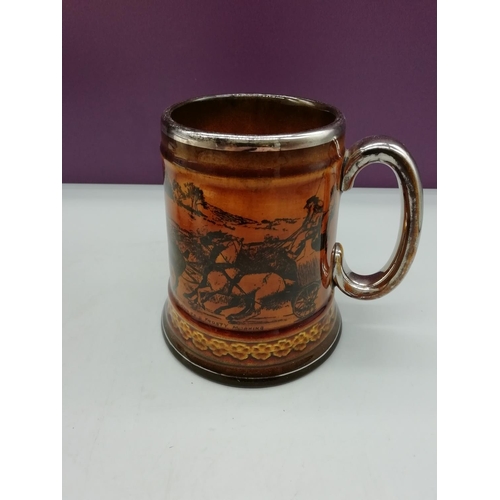 427 - Sudlow Teapot, Ridgways Tankard and Mason's Hand Painted Bowl. (3).