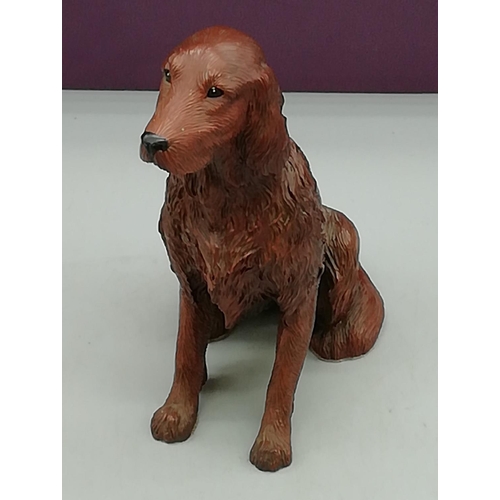 446 - Leonardo Model of a Red Setter Dog. 14.5cm High.