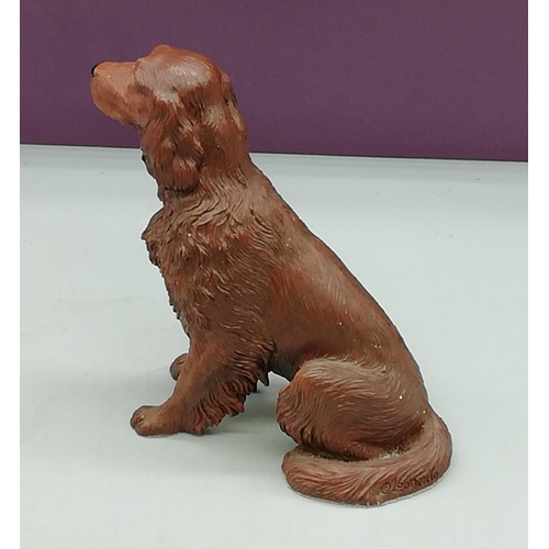 446 - Leonardo Model of a Red Setter Dog. 14.5cm High.