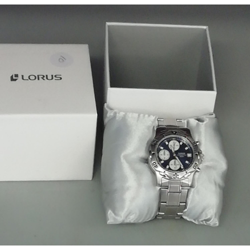 50A - Gents Lorus Chronograph Watch - Boxed. W/O.