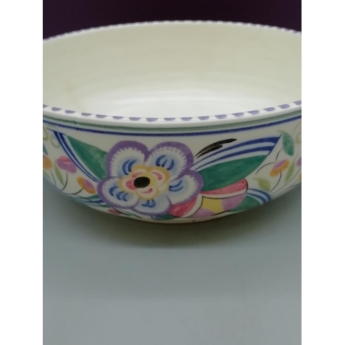 53 - Poole Pottery Large Fruit Bowl. 21cm Diameter.