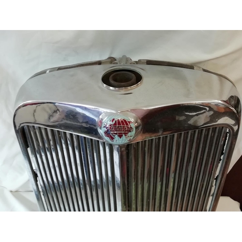 62 - 1940s Triumph Roadster Grille and Radiator. This Lot is Collection Only.