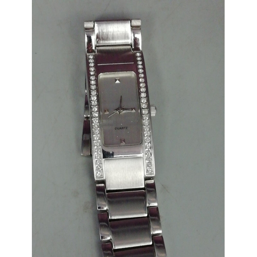 75A - Ladies Oblong Face Watch W/O.