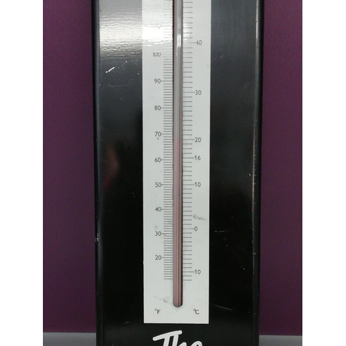 11 - Swan Vesta Thermometer Tin Sign. 38cm Long.