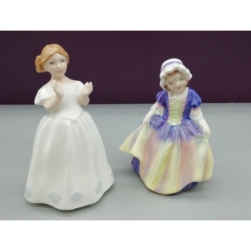 175 - Royal Doulton Lady Figures 'Catherine' HN3044 plus 'Dinky Do' HN1678. 2nds Quality.