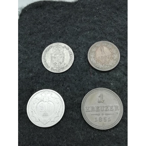 25A - Collection of Austria Coinage 1851-1902.