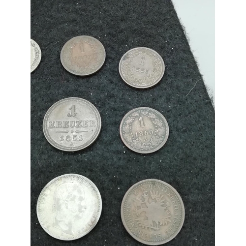 25A - Collection of Austria Coinage 1851-1902.