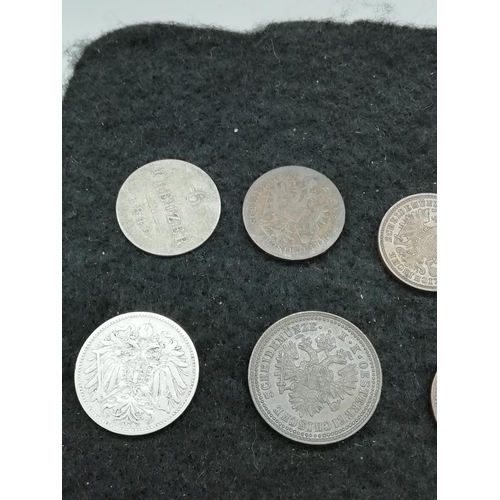 25A - Collection of Austria Coinage 1851-1902.