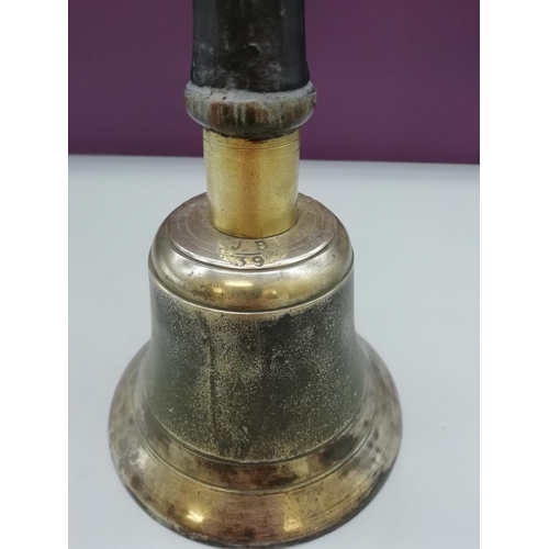 29 - WWII Era A.R.P. Warden's Bell. 26cm High.