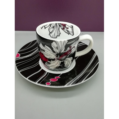 3 - Laurence Llewelyn-Bowen for Royal Worcester Coffee Set in the 'Annoushka' Pattern - Boxed.