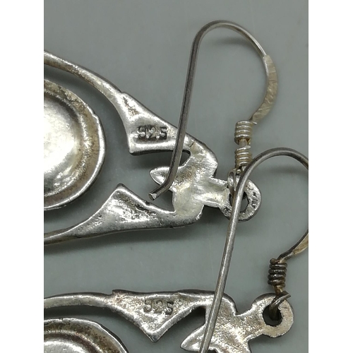 36 - Silver 925 Earrings.