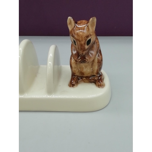 4 - Quail Pottery Mouse Toast Rack.