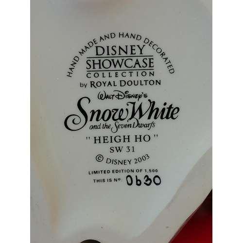 47 - Royal Doulton Disney Showcase Collection Limited Edition 630/1500 Figure of Snow White and the Seven... 