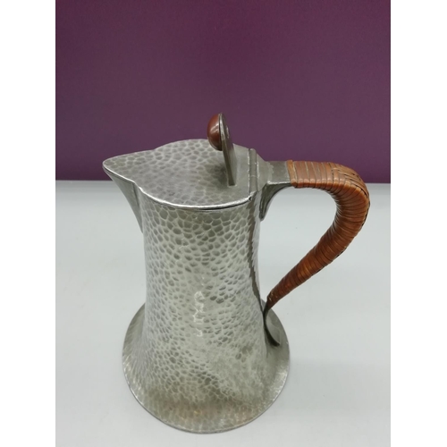 17 - Tudric Pewter 18cm Jug.