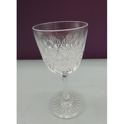 239 - Thomas Webb Wellington Cut 11cm Liqueur Glasses (5). All proceeds from this Lot to Centrepoint Chari... 