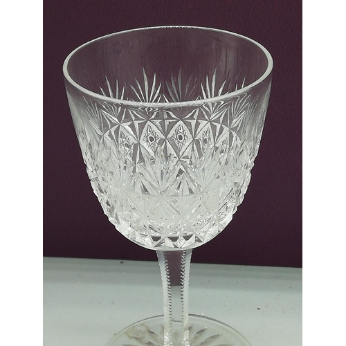 239 - Thomas Webb Wellington Cut 11cm Liqueur Glasses (5). All proceeds from this Lot to Centrepoint Chari... 