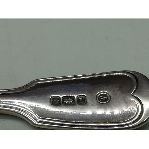 246 - Silver Hallmarked Tea Caddy Spoon. 25 Grams. All proceeds from this Lot to Centrepoint Charity.