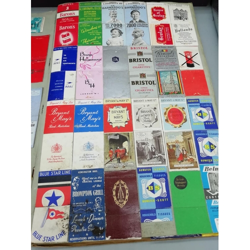 268 - Scrapbook of Matchbox Covers.