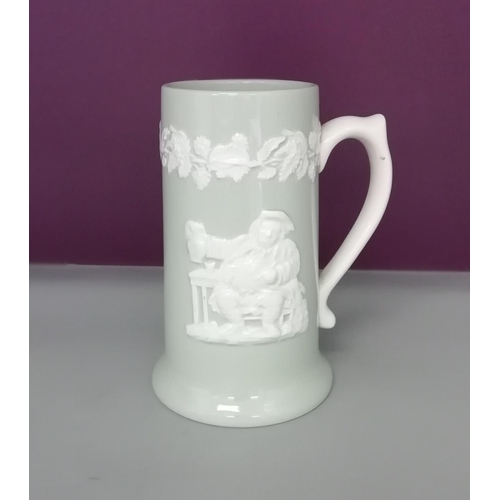 311 - Old German Beer Stein plus a Spode Tankard.