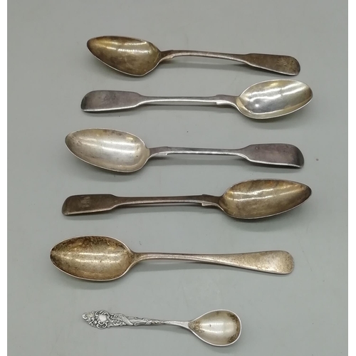 316 - Assorted Silver Spoons (6) 94.5 Grams