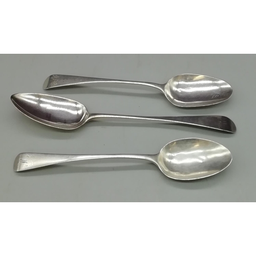 318 - 3 x Silver Hallmarked Spoons. 150+ Grams