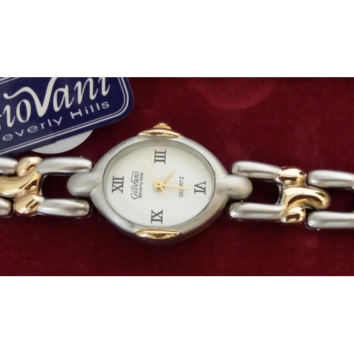 358 - Giovani Ladies Wristwatch and Bracelet Set.