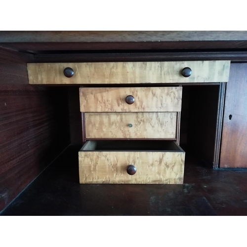 383 - Old Set of Drawers/Writing Bureau. 120cm High, 122cm Wide, 48cm Deep. This Lot is Collection Only.