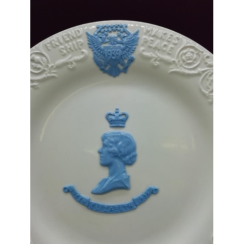 406 - Very Rare Wedgwood Queens Ware Limited Edition 414/3000 Commemorative Plate made exclusively for W.H... 