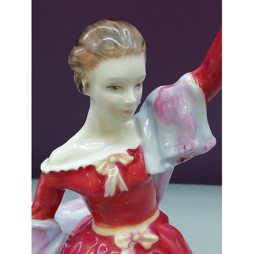 419 - Royal Doulton Lady Figure 'Fond Farwell' HN3815. 2nds Quality.