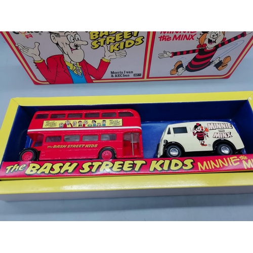 58 - Corgi Bash Street Kids Limited Edition 4849/15000 Van and Bus Box Set with Certificate.