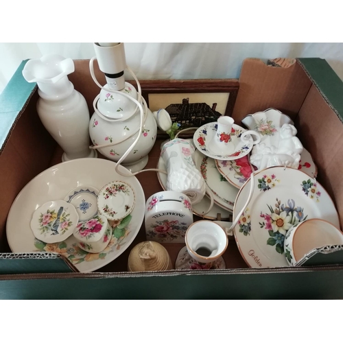 617 - Box of Assorted Pottery Items.