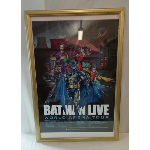 624 - Framed and Glazed Batman Poster. 99cm x 68cm. This Lot is Collection Only.