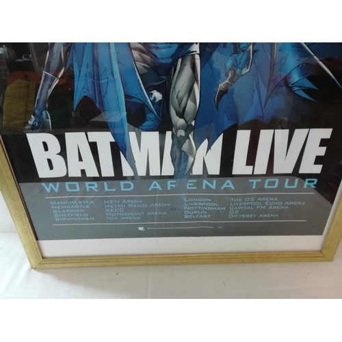 624 - Framed and Glazed Batman Poster. 99cm x 68cm. This Lot is Collection Only.