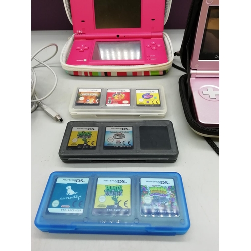 730 - Nintendo DS, Gameboy Advance plus Games and Charger.