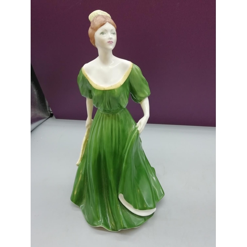 120A - Coalport Ladies of Fashion Figure 'Melissa' plus Coalport Lady Figure 'Sarah Jane'.