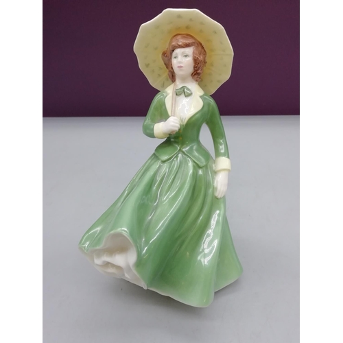 120A - Coalport Ladies of Fashion Figure 'Melissa' plus Coalport Lady Figure 'Sarah Jane'.