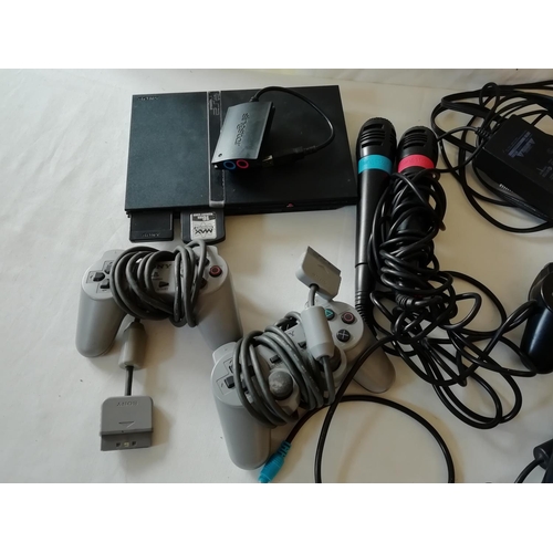 485 - Playstation 2 Slim with Accessories.