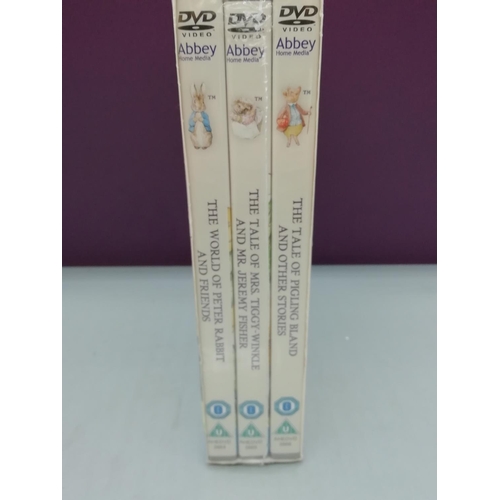 486 - Beatrix Potter 3 DVD Box Set. New and Sealed.