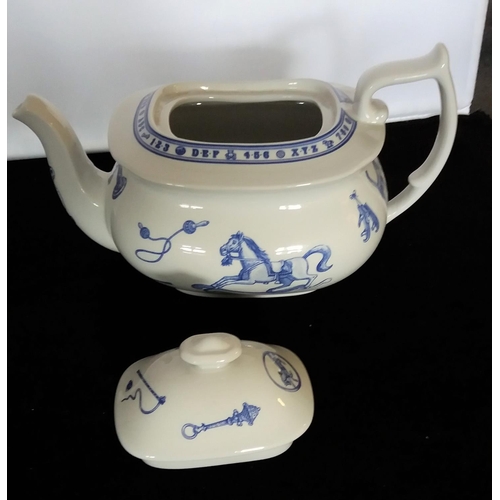 64 - Spode 'Edwardian Childhood' Teapot and Jug (2).