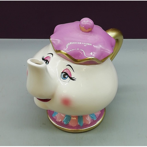 717 - Disney Large Mrs Potts Teapot.