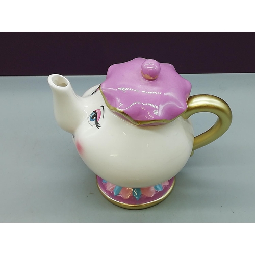 717 - Disney Large Mrs Potts Teapot.