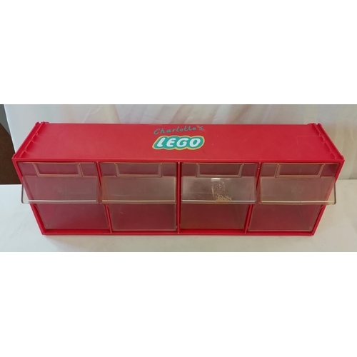 761 - Lego Homemade Storage Container. 60cm x 21cm x 20cm.