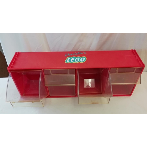 761 - Lego Homemade Storage Container. 60cm x 21cm x 20cm.