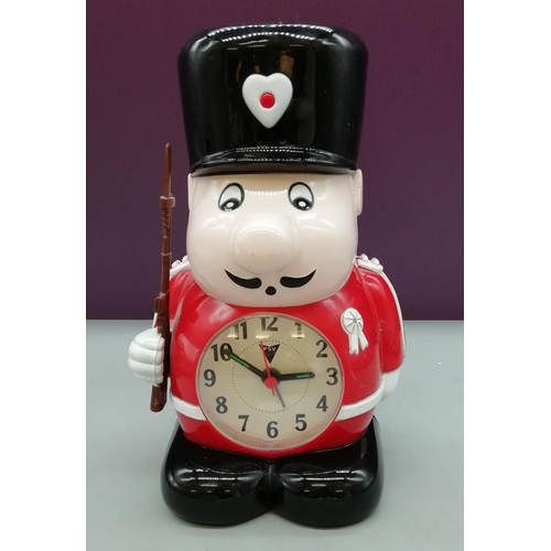 768 - Vintage Queens Guard Alarm Clock.