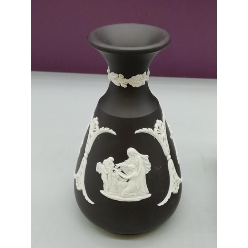 95A - Wedgwood Black Jasper Trinkets and Vase (3).