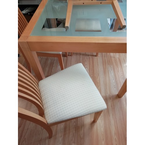 220A - Dining Table and 4 Chairs. This Lot is Collection Only. All proceeds from this Lot to Centrepoint Ch... 