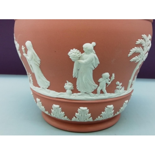 103 - Wedgwood Terracotta Jasper Plant Pot. 11cm High.