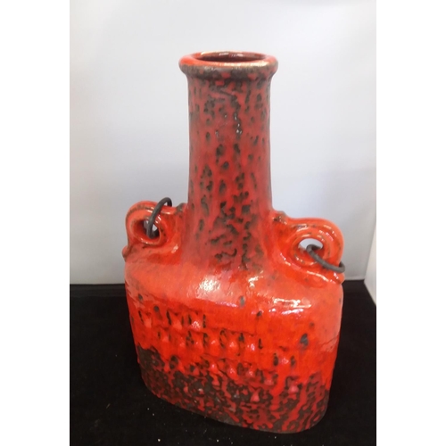 10A - Large 35cm Carstens West German Pottery Fat Lava Vase 7931/35