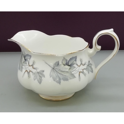 130 - Royal Albert Milk Jug in the 'Silver Maple' Pattern.