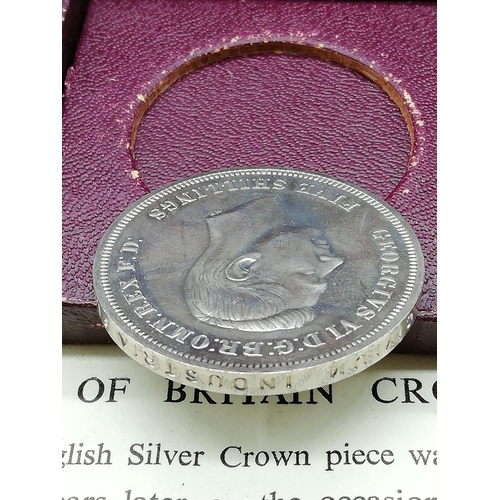 132 - 5 x Festival of Britain Coins 1951. Front showing King George VI Five Shillings. Reverse St George S... 